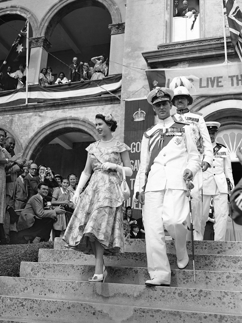 英女皇同菲臘親王過往一同出席活動。AP資料圖片