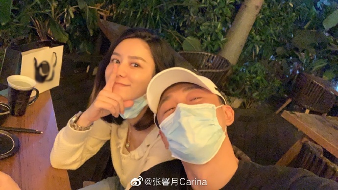 张馨月嫁作林峰妻后虽仍活跃于社交网，但也不过份。