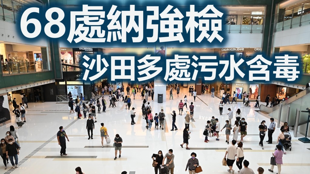 名單包括沙田新城市廣場。資料圖片