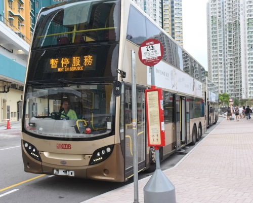 九巴一名車長證實無感染麻疹。資料圖片