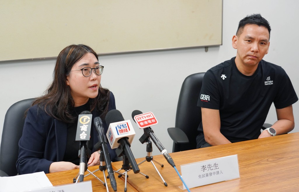 盧偉君（左）指，目前名額增至每個工作天550個，比過往多4成。