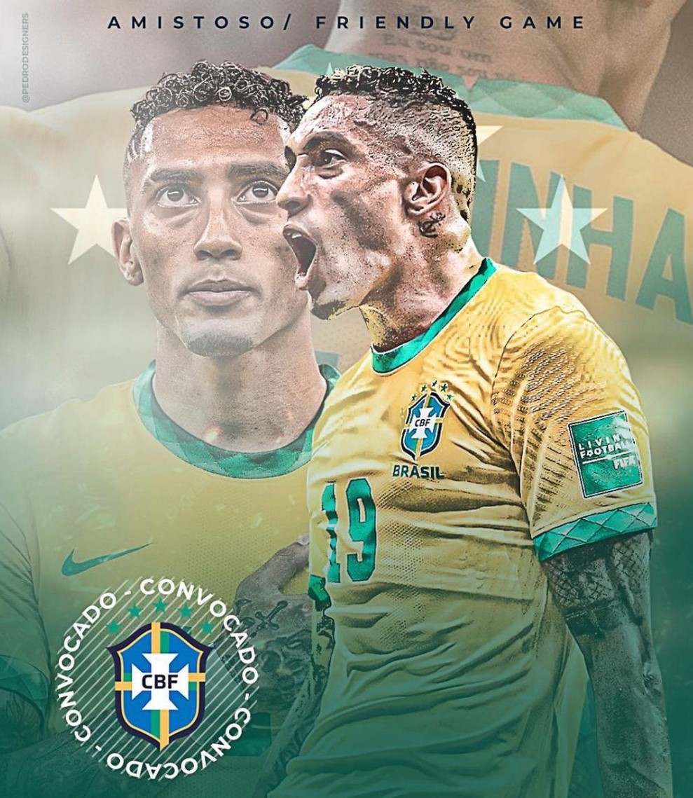 拉芬夏终于成为巴西国家队主力之一。拉芬夏Instagram图片