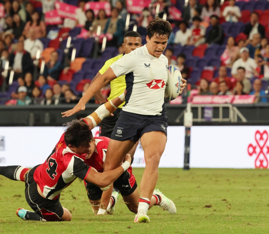 22歲法港混血兒于力仁在今仗表現出色。徐嘉華攝 22歲法港混血兒于力仁在今仗表現出色。徐嘉華攝