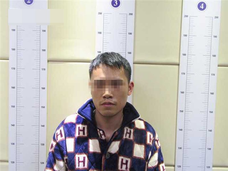 張男被公針拘捕。網圖