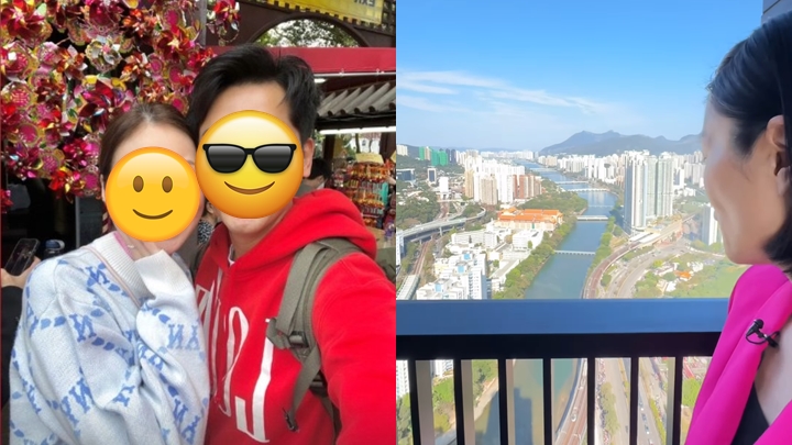 初三赤口拜車公丨方健儀實時報道最新情況，莊思敏巧遇黃建東開心合照。