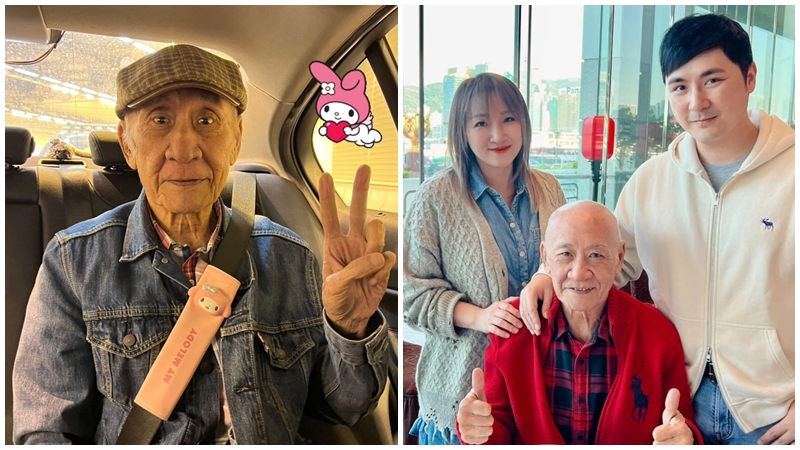 李家鼎走出爭產風波成功增磅 最新車內單眼舉V相證面色紅潤 雙頰回肉精神奕奕