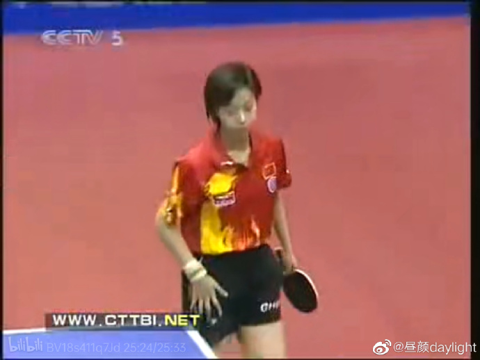 今年41歲的前國家乒乓球女將張怡寧實力超強。