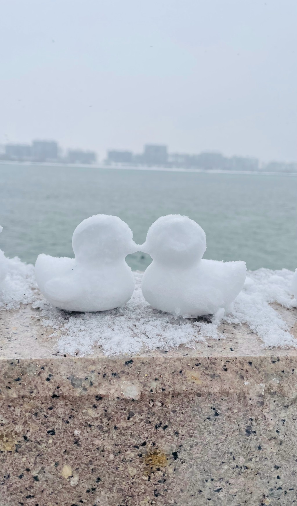 網民分享遼寧各地街頭的雪景。微博 網民分享遼寧各地街頭的雪景。微博