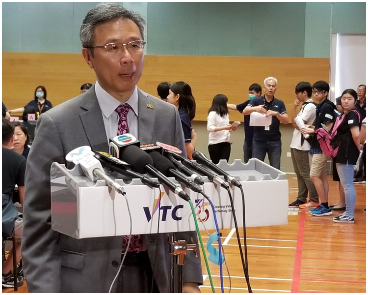 職業訓練局 (VTC) 副執行幹事鍾志杰。