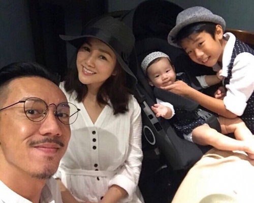 一家為細女Karina慶祝生日。張繼聰fb圖片