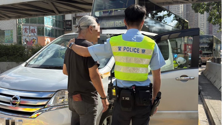 涉案司機被捕。警方提供