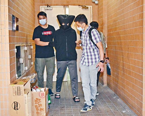 疑是兇案主謀的「大家姐」,在粉嶺一單位落網。