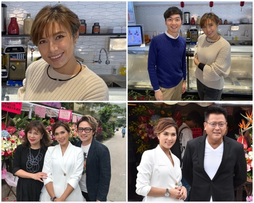 可嵐接受有線主播馬梓軒訪問時談經營生意困難,而去年5月魏駿傑及劉美娟夫婦曾到另一間她經營的糖水店來支持她。