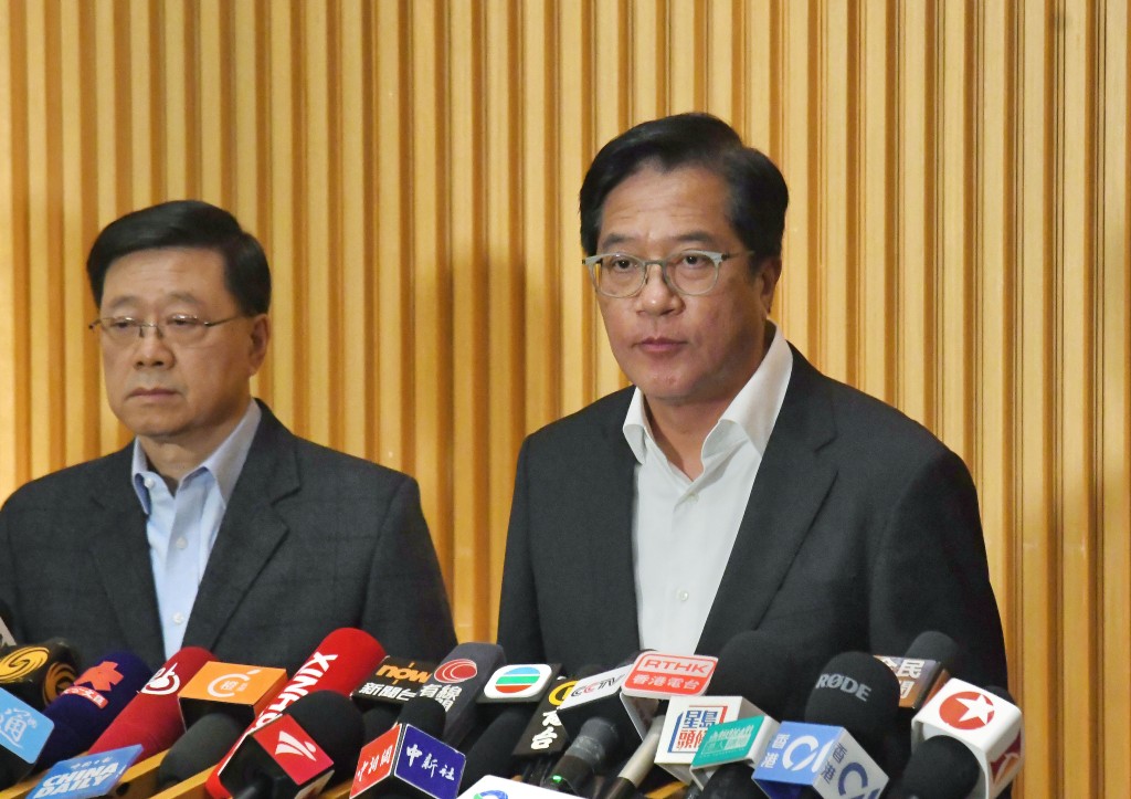 財政司副司長黃偉綸擔任應急住宿安排工作組組長。資料圖片