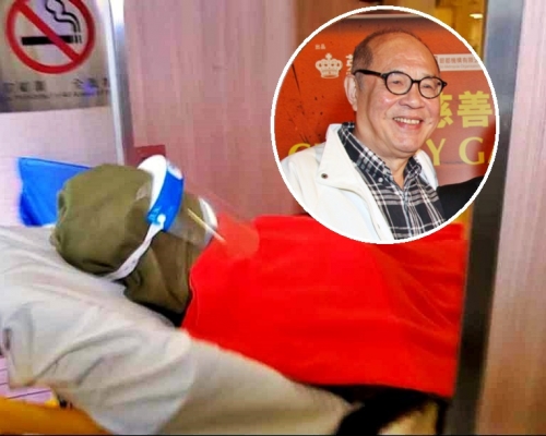 岑建勳(小圖)指女兒只是身體不適。