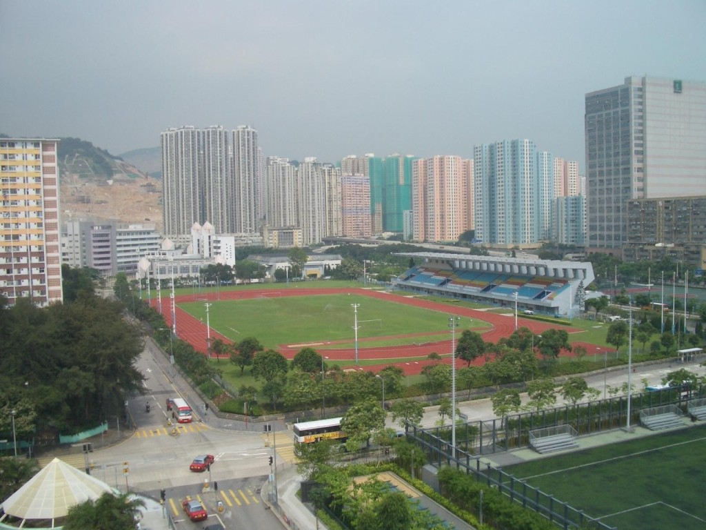 九龍灣運動場施工前狀況。康文署 九龍灣運動場施工前狀況。康文署