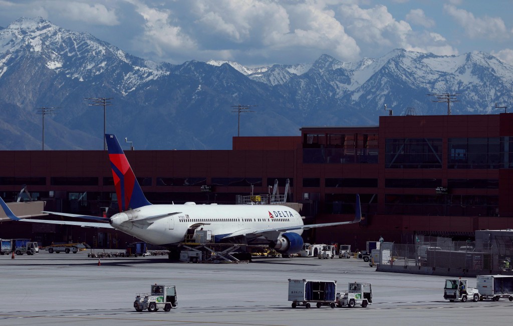 達美航空本周表示，將削減3.5%的運力。法新社