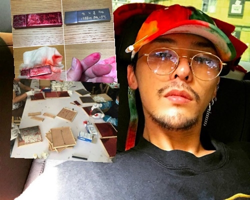 GD隻USB專輯用濕紙巾抹完變返未上色前的銀色，令網民質疑是「瑕疵品」。