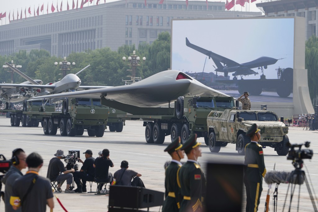 多種新型無人機。美聯社 多種新型無人機。美聯社