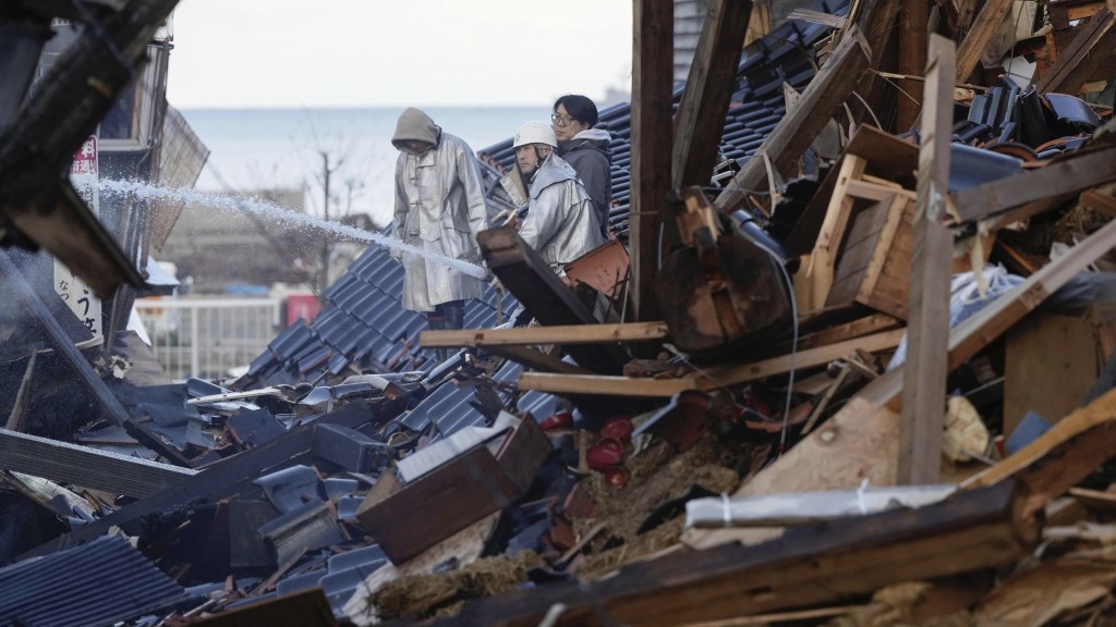 協會將赴日為石川縣大地震災民提供心理支援。 美聯社