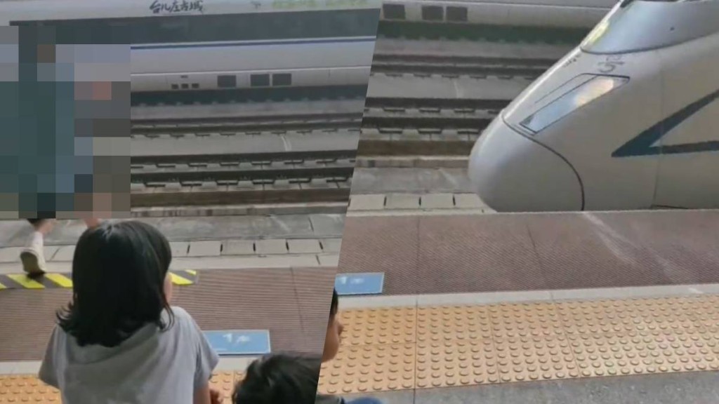 男子在列車駛達前突然跳軌輕生。