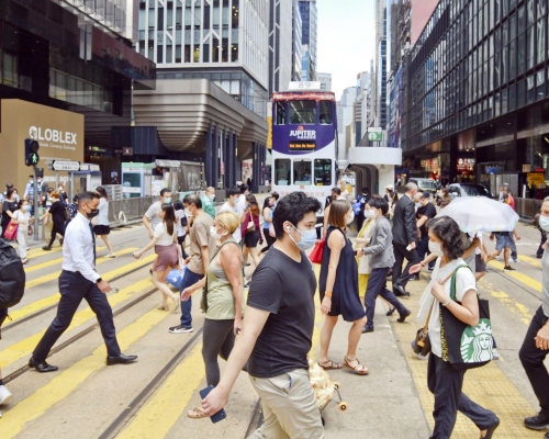 調查指，逾7成受訪市民對「一國兩制」前景信心增加。資料圖片
