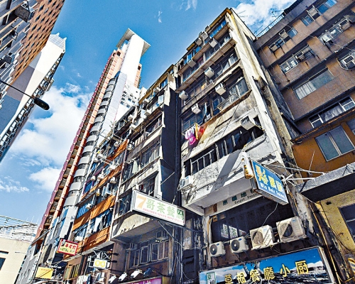 佐敦南京街15至17號舊樓，獲紀惠集團申請強拍。
