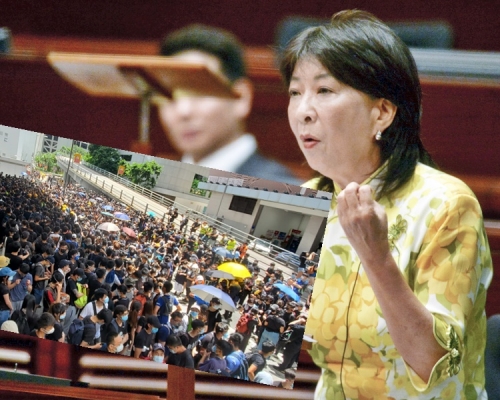 蔣麗芸批評港府在修例上做得不理想。