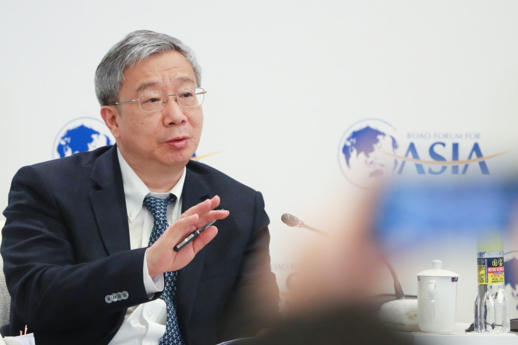 前中國人民銀行行長易綱。中新社