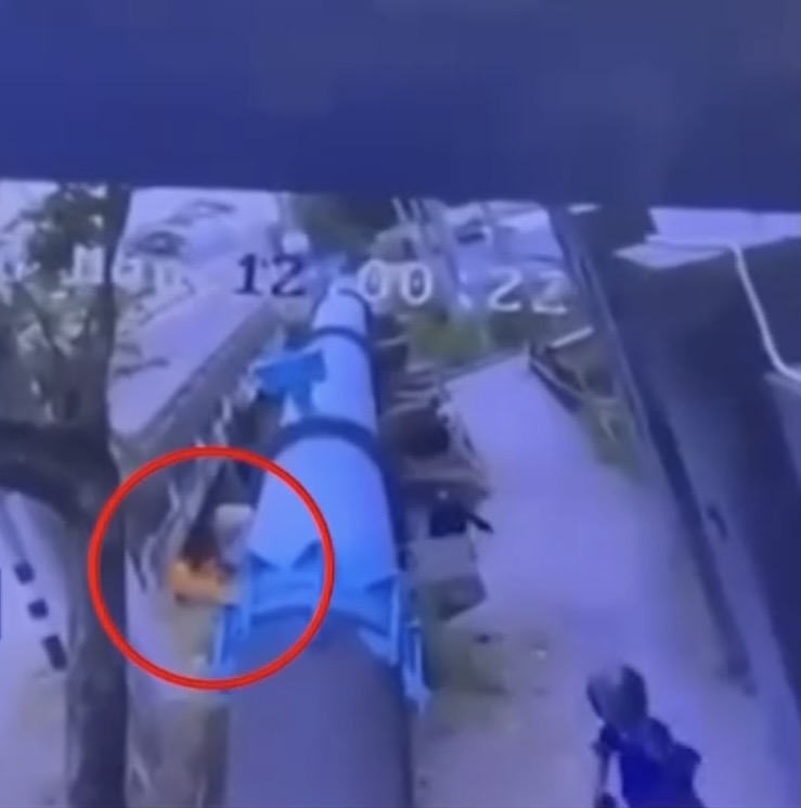 该位置随即着火。 Facebook/สุนทร แย้มพราย