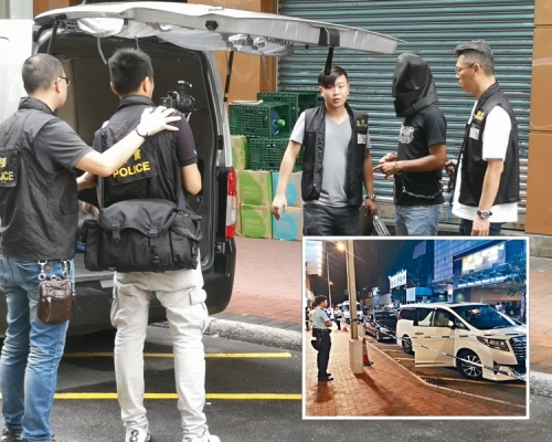 尖沙咀找換店上周三發生千萬元行劫案，重案組拘捕7人。