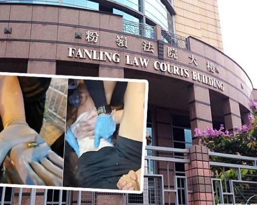 少年今在粉嶺裁判法院的少年法庭承認暴動罪。 資料圖片及張秀賢fb圖