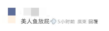 網民回應：美人魚放屁