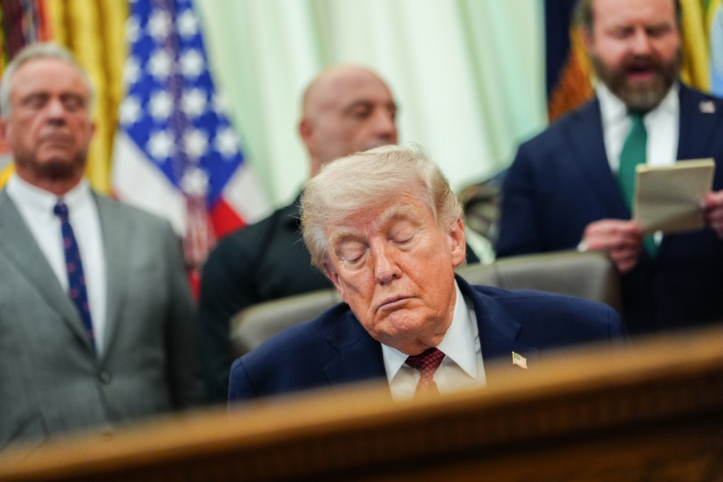 特朗普稱「假新聞」讓人覺得美國正在輸掉這場「戰爭」。美聯社