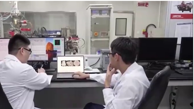 嫦娥六號月壤發現CI型隕石殘留物。 央視 嫦娥六號月壤發現CI型隕石殘留物。 央視