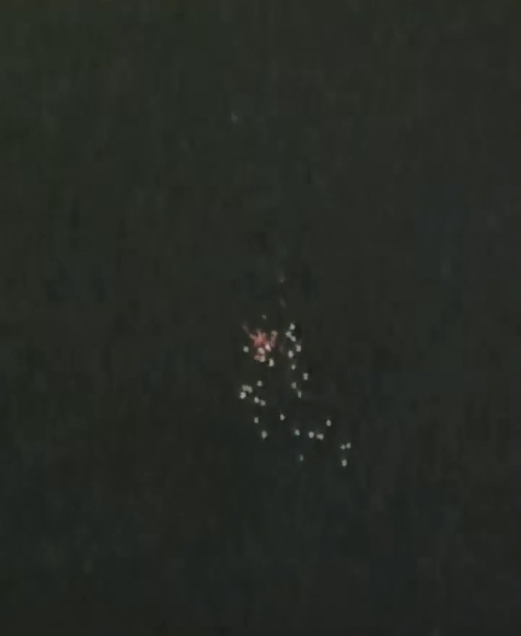 哈爾濱上空現條狀不明飛行物。抖音@禮貌不禮貌 哈爾濱上空現條狀不明飛行物。抖音@禮貌不禮貌