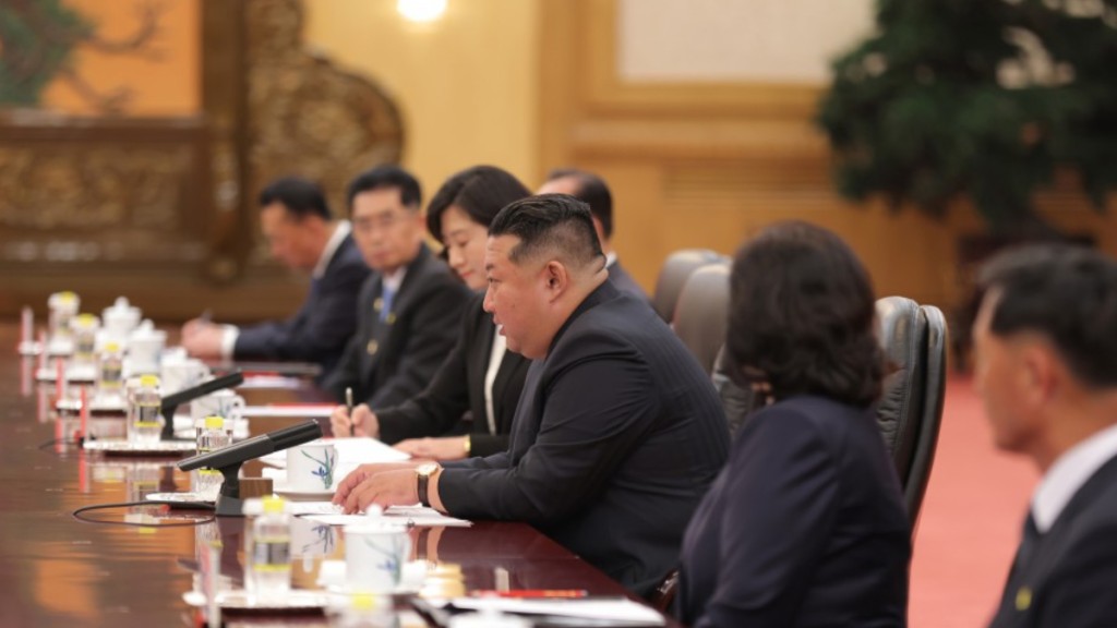 習近平周四與金正恩舉行會談。朝中社