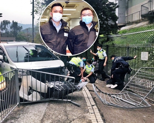警方晚上交代大埔開槍案案情。