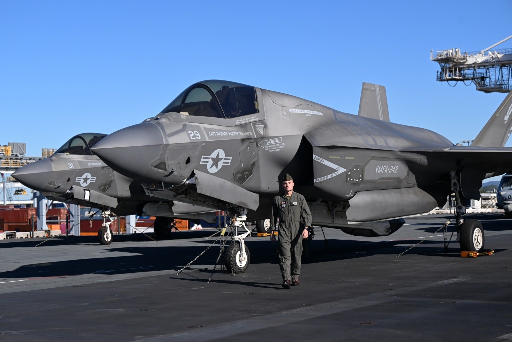 美國海軍F-35戰鬥機在加州墜毀。路透社資料圖