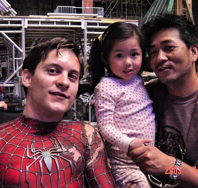 林導出任《Spider-Man 2》動作指導，而囡囡林沚羿亦與Tobey Maguire有對手戲。