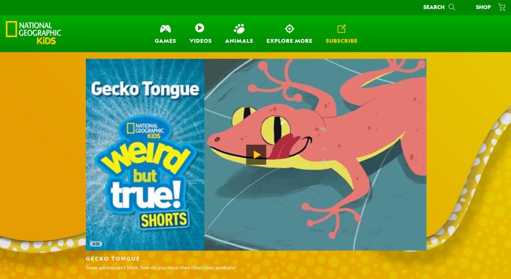 (圖片來源:National Geographic Kids網站) (圖片來源:National Geographic Kids網站)