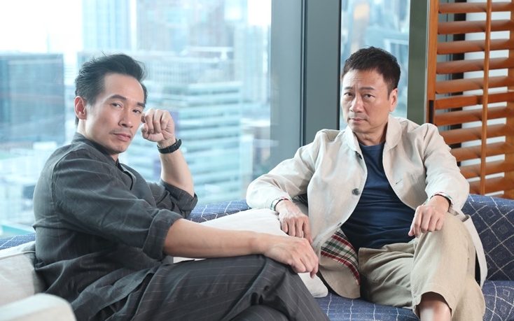 陳豪與黎耀祥不但鬥演技，還是鬥Chok和鬥型。