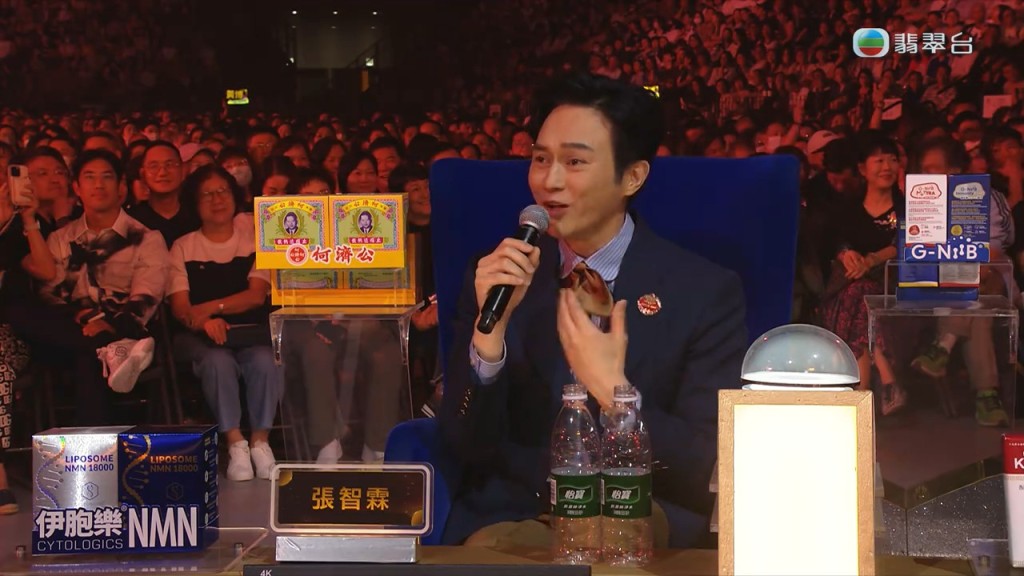 張智霖表示黃博的演繹是「不完美的完美」。 張智霖表示黃博的演繹是「不完美的完美」。