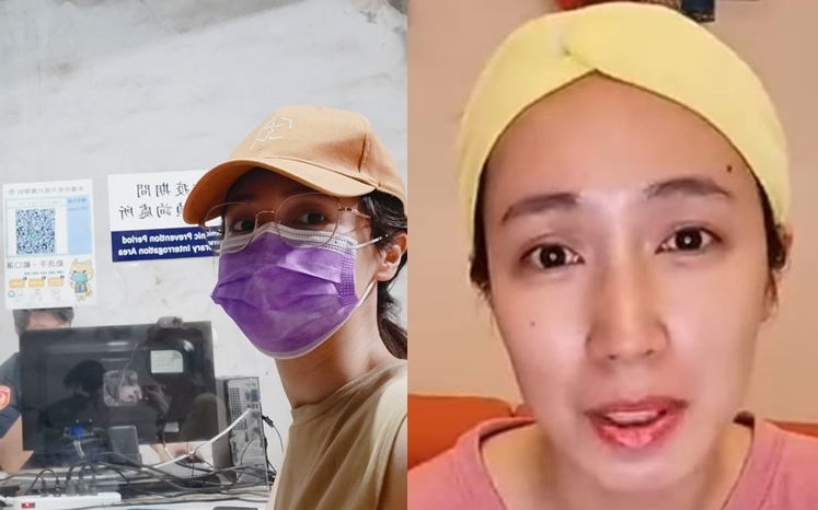 小薰昨夜第一時間直播告知大家她遭詐騙,今日則貼出到派出所報案照。