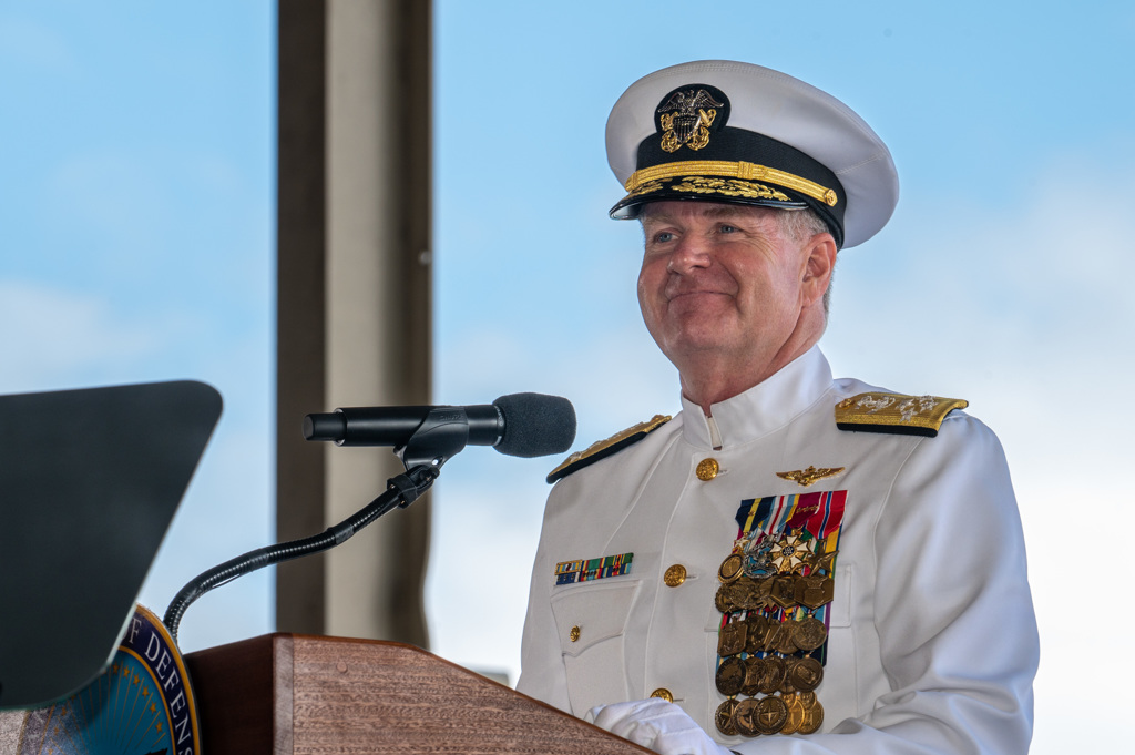 美军新任印太司令部司令帕帕罗（Samuel Paparo）海军上将。
