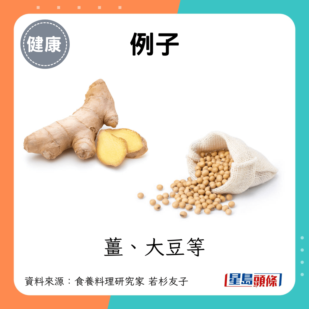 如薑、大豆