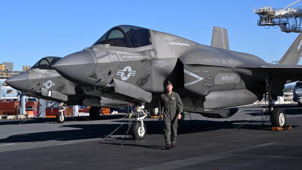 美國海軍F-35戰鬥機在加州墜毀。路透社資料圖
