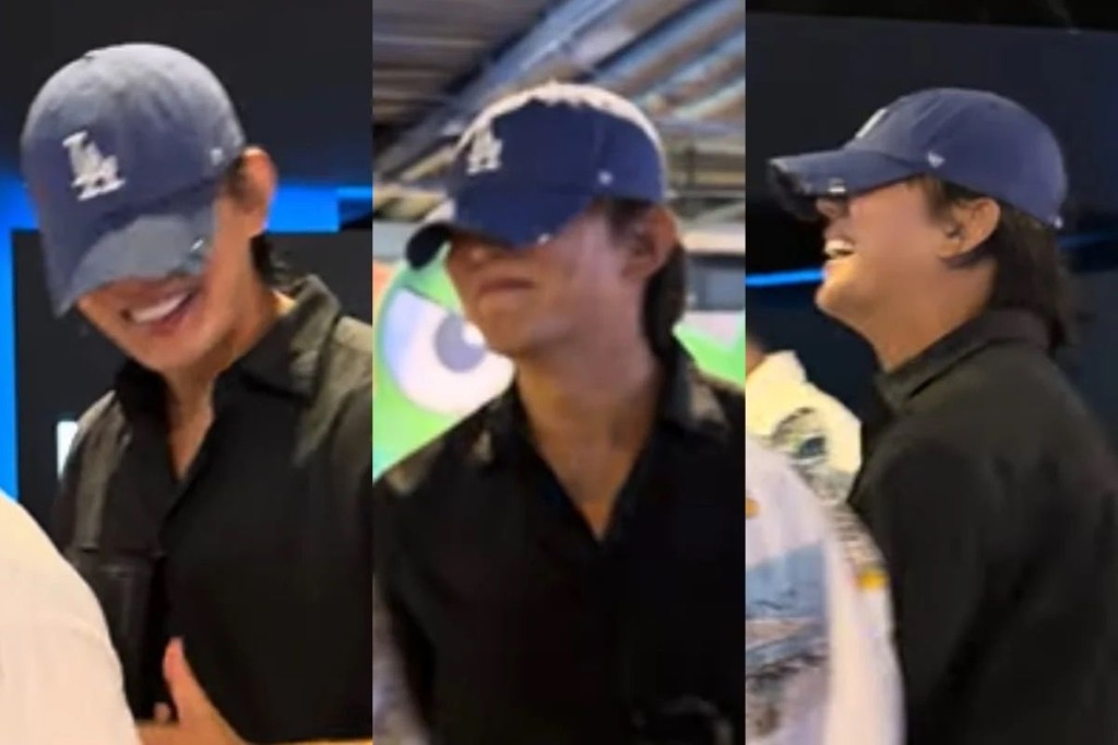 劉亞仁全程笑得開懷。 劉亞仁全程笑得開懷。