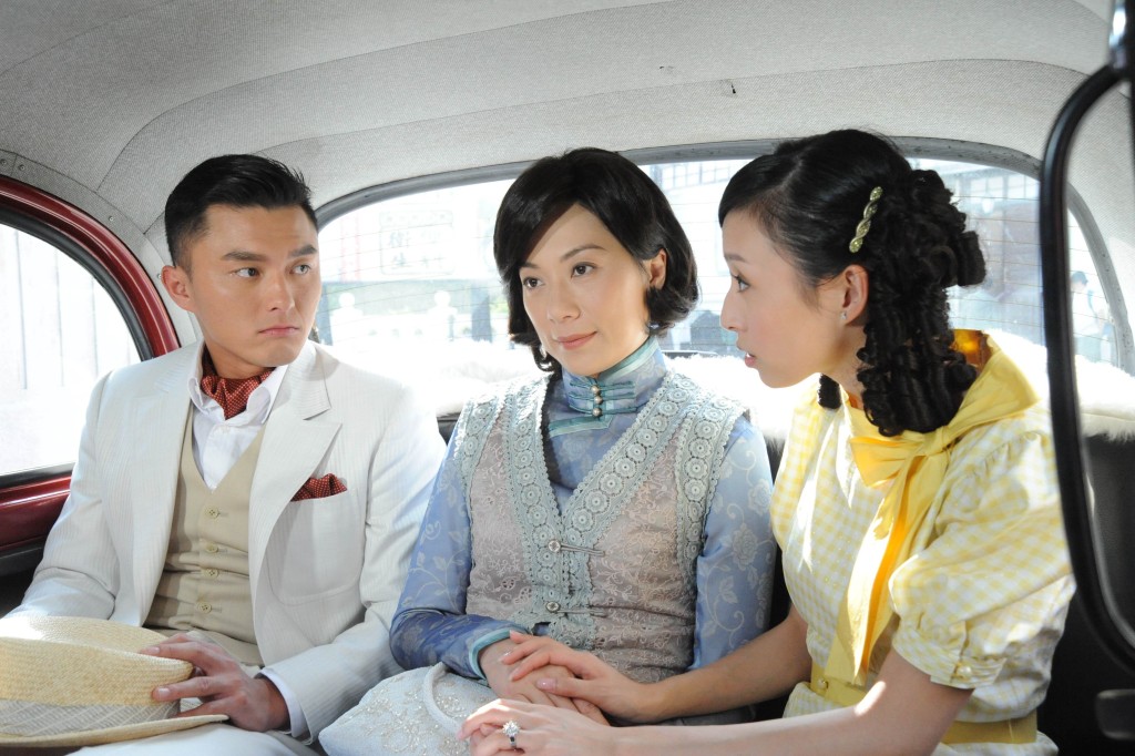 龚嘉欣（右）曾演出TVB剧《天梯》。