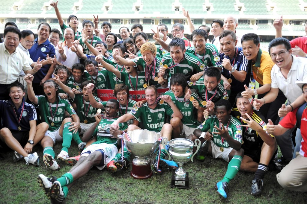大埔09年赢得足总杯冠军。 资料图片